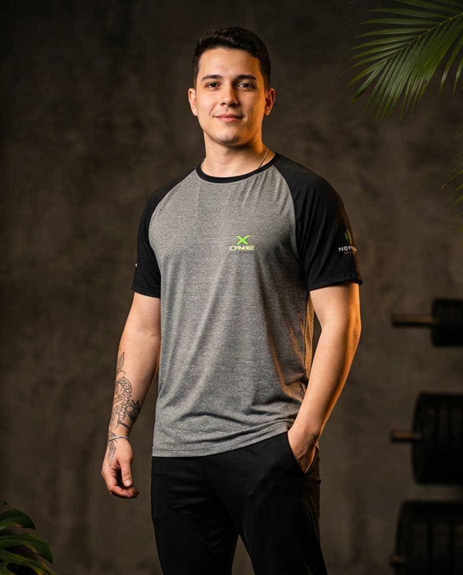 Camiseta Poliamida com Elastano